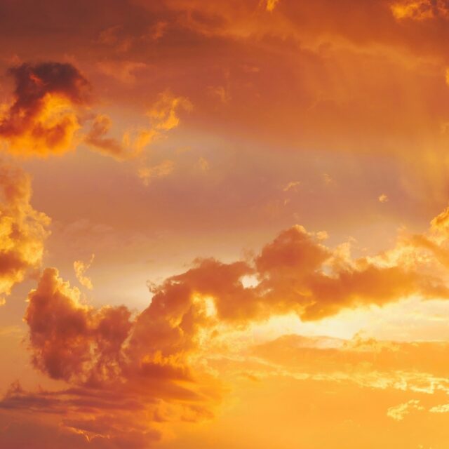 sunset, sun, dramatic